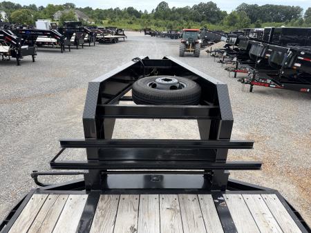Used 2019 Elite 102"X32' 22.5K GVWR Gooseneck Flatbed Trailer