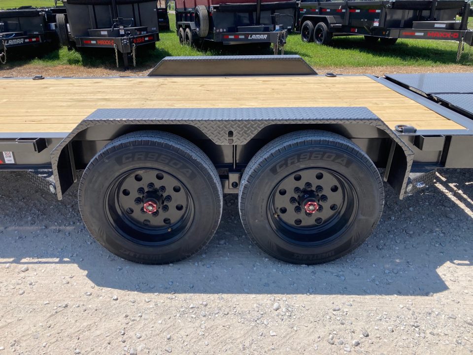 New 2027 MAXX-D 83x22 TANDEM 17.5K EQUIPMENT W/ MAX RAMPS & TOOLBOX Equipment Trailer