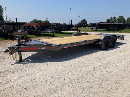 New 2027 MAXX-D 83x22 TANDEM 17.5K EQUIPMENT W/ MAX RAMPS & TOOLBOX Equipment Trailer