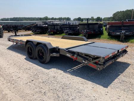New 2027 MAXX-D 83x22 TANDEM 17.5K EQUIPMENT W/ MAX RAMPS & TOOLBOX Equipment Trailer