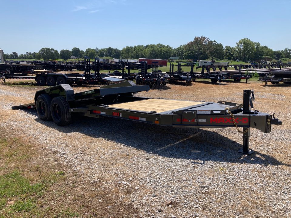 New 2027 MAXX-D 83x22 TANDEM 16K W/ 6' STATIONARY DECK, 16' TILT DECK & TOOLBOX Tilt Trailer