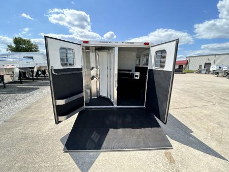 Used 2020 4-Star Trailers 2 Horse Deluxe Slant Load Horse Trailer