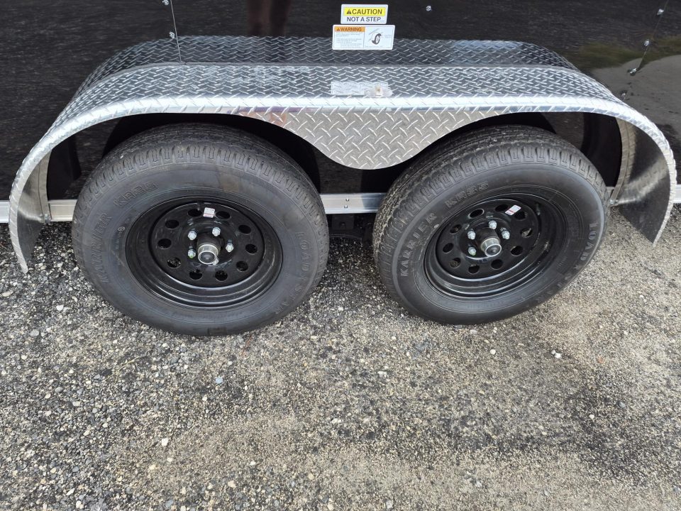 New 2026 Cargo Craft 7x16 Black Enclosed Trailer – Heavy-Duty Cargo Hauler Cargo / Enclosed Trailer