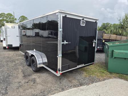 New 2026 Cargo Craft 7x16 Black Enclosed Trailer – Heavy-Duty Cargo Hauler Cargo / Enclosed Trailer