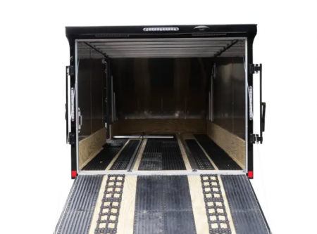 New 2027 Ameralite *INCOMING* Aluminum M-Series with Track Mat & Ski Guides Snowmobile Trailer