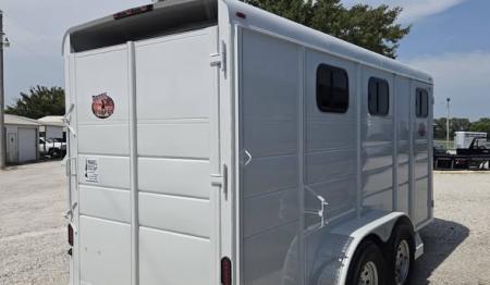 New 2026 Maxwell BrushPopper Slant 3 Horse Trailer