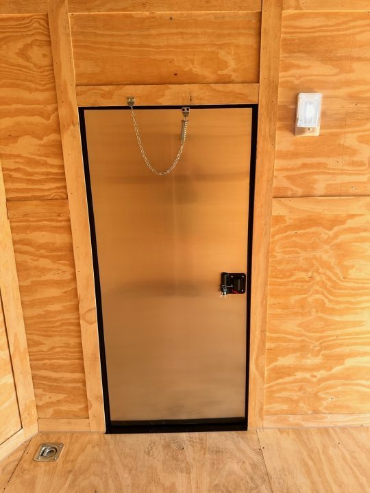 New 2026 Luxe 7X14 Enclosed Trailer-3500LB Tandem Axle-White Poly-Blackout