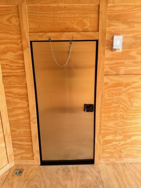 New 2026 Luxe 7X14 Enclosed Trailer-3500LB Tandem Axle-White Poly-Blackout