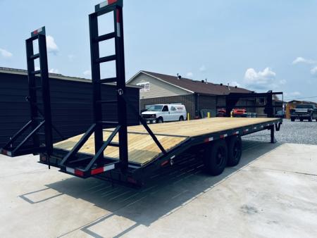 New 2026 Nolan 102X24 17K Gooseneck Deckover Equipment Trailer