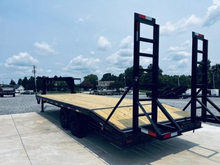New 2026 Nolan 102X24 17K Gooseneck Deckover Equipment Trailer