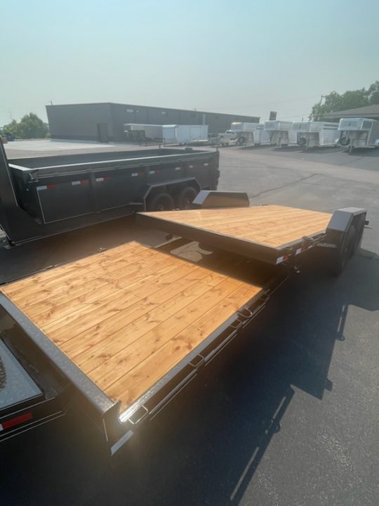 New 2027 H&W 24' Split Tilt bed Equipment Trailer