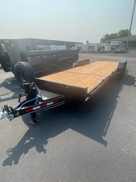 New 2027 H&W 24' Split Tilt bed Equipment Trailer