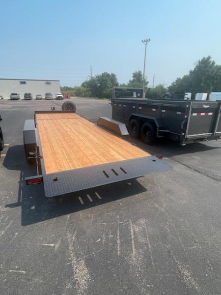 New 2027 H&W 24' Split Tilt bed Equipment Trailer