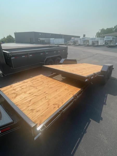 New 2027 H&W 24' Split Tilt bed Equipment Trailer