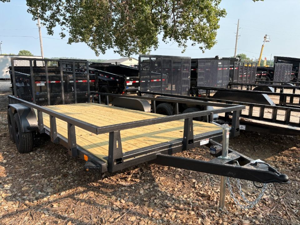 New 2027 HTC 7'x16' Utility Trailer