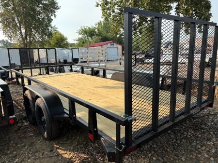 New 2027 HTC 7'x16' Utility Trailer
