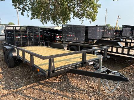 New 2027 HTC 7'x16' Utility Trailer