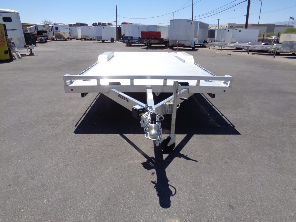 New 2027 Aluma * WB20H-TA-EL-DOF * 20Ft Heavy Duty Wide Body Drive-Over-Fender 10k Trailer