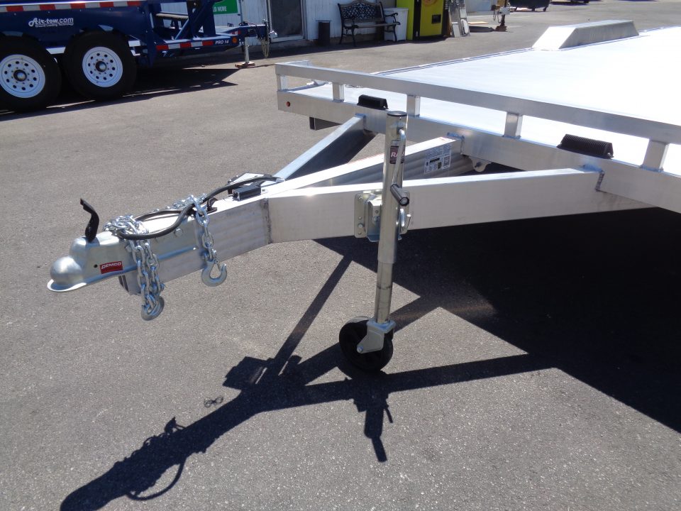New 2027 Aluma * WB20H-TA-EL-DOF * 20Ft Heavy Duty Wide Body Drive-Over-Fender 10k Trailer