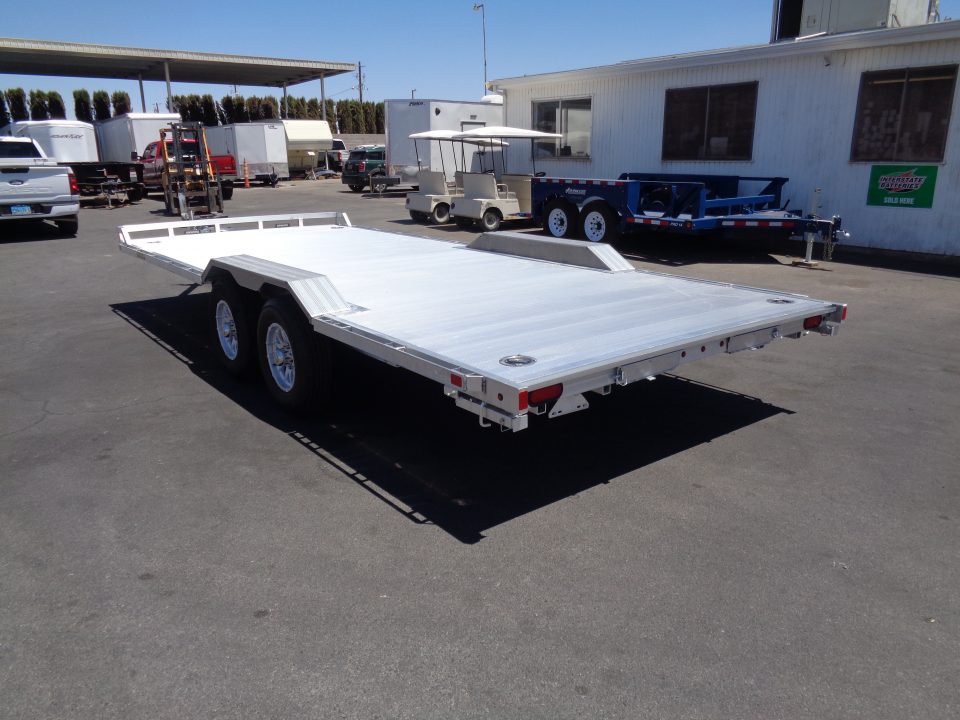 New 2027 Aluma * WB20H-TA-EL-DOF * 20Ft Heavy Duty Wide Body Drive-Over-Fender 10k Trailer