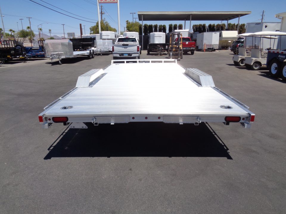 New 2027 Aluma * WB20H-TA-EL-DOF * 20Ft Heavy Duty Wide Body Drive-Over-Fender 10k Trailer