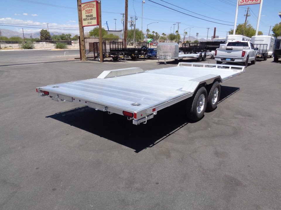 New 2027 Aluma * WB20H-TA-EL-DOF * 20Ft Heavy Duty Wide Body Drive-Over-Fender 10k Trailer