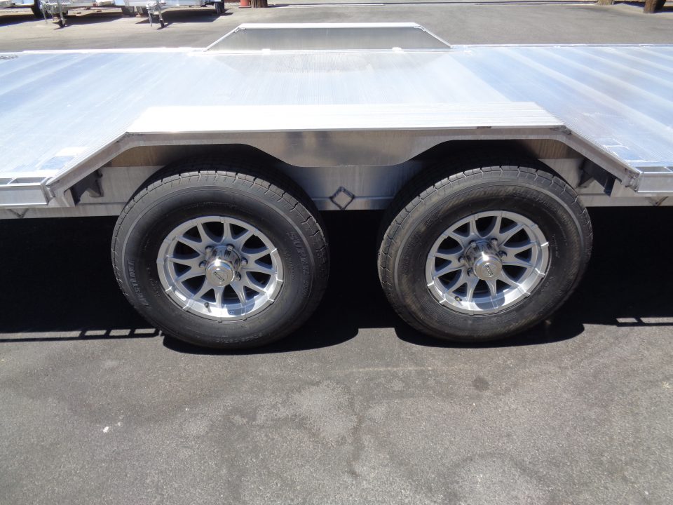 New 2027 Aluma * WB20H-TA-EL-DOF * 20Ft Heavy Duty Wide Body Drive-Over-Fender 10k Trailer