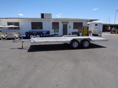 New 2027 Aluma * WB20H-TA-EL-DOF * 20Ft Heavy Duty Wide Body Drive-Over-Fender 10k Trailer