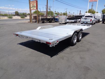 New 2027 Aluma * WB20H-TA-EL-DOF * 20Ft Heavy Duty Wide Body Drive-Over-Fender 10k Trailer