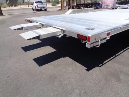 New 2027 Aluma * WB20H-TA-EL-DOF * 20Ft Heavy Duty Wide Body Drive-Over-Fender 10k Trailer