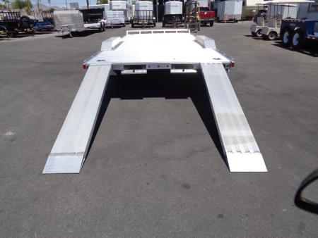 New 2027 Aluma * WB20H-TA-EL-DOF * 20Ft Heavy Duty Wide Body Drive-Over-Fender 10k Trailer