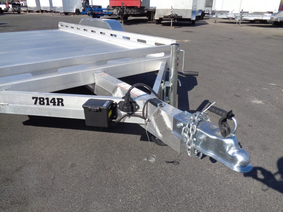New 2027 ALUMA * 7814R * 14Ft Tandem Axle 7k Car Hauler