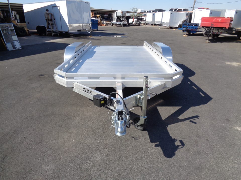 New 2027 ALUMA * 7814R * 14Ft Tandem Axle 7k Car Hauler