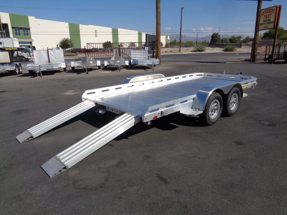 New 2027 ALUMA * 7814R * 14Ft Tandem Axle 7k Car Hauler