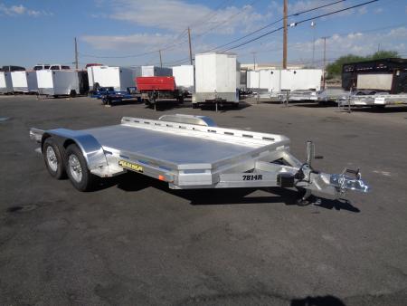New 2027 ALUMA * 7814R * 14Ft Tandem Axle 7k Car Hauler