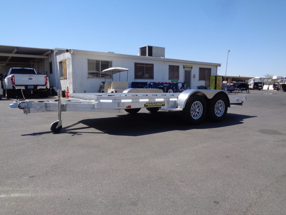 New 2027 ALUMA * 7814R * 14Ft Tandem Axle 7k Car Hauler