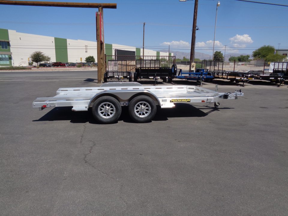 New 2027 ALUMA * 7814R * 14Ft Tandem Axle 7k Car Hauler