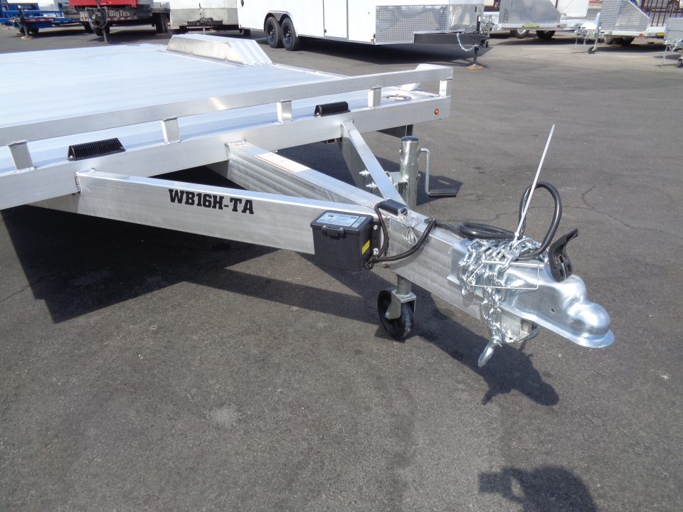 New 2027 Aluma * WB16H-TA-EL-DOF * 16Ft Heavy Duty Wide Body Drive-Over-Fender 10k Trailer