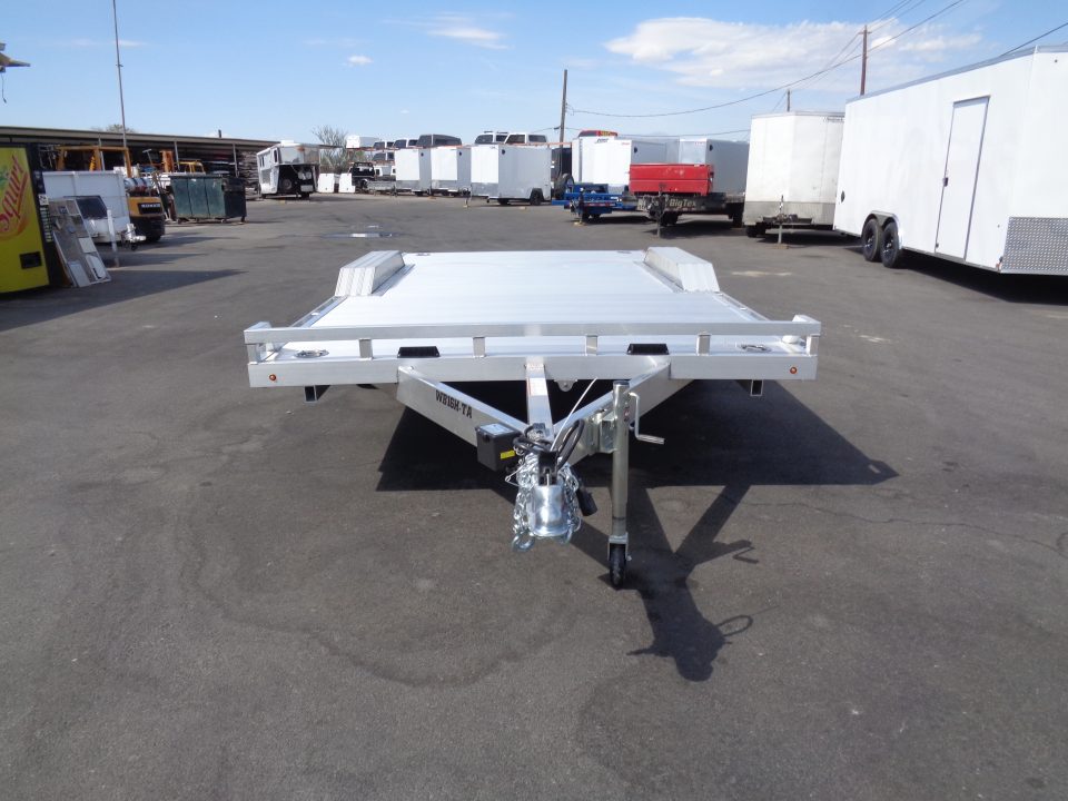 New 2027 Aluma * WB16H-TA-EL-DOF * 16Ft Heavy Duty Wide Body Drive-Over-Fender 10k Trailer