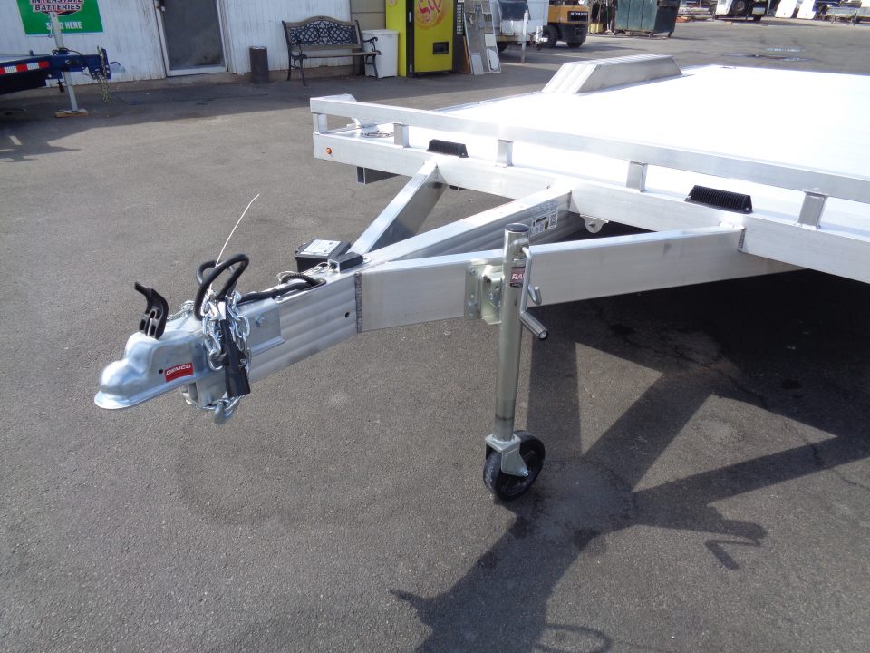 New 2027 Aluma * WB16H-TA-EL-DOF * 16Ft Heavy Duty Wide Body Drive-Over-Fender 10k Trailer