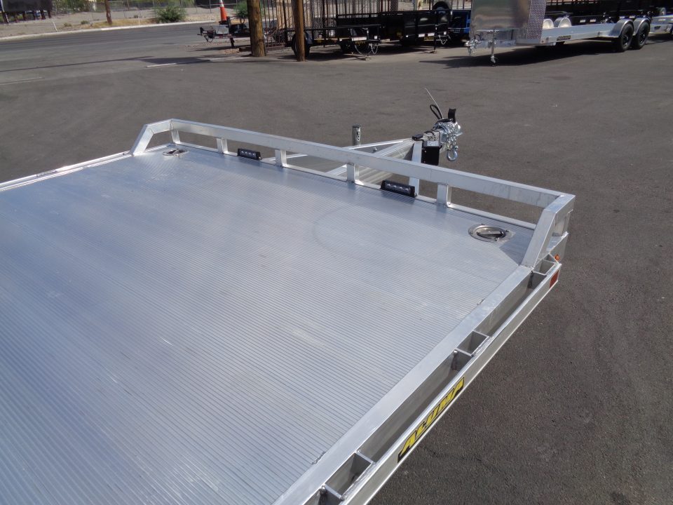 New 2027 Aluma * WB16H-TA-EL-DOF * 16Ft Heavy Duty Wide Body Drive-Over-Fender 10k Trailer