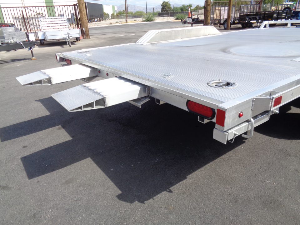 New 2027 Aluma * WB16H-TA-EL-DOF * 16Ft Heavy Duty Wide Body Drive-Over-Fender 10k Trailer