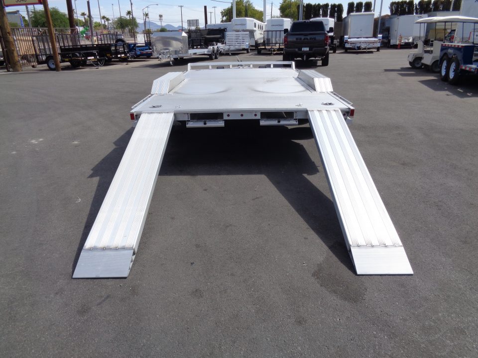 New 2027 Aluma * WB16H-TA-EL-DOF * 16Ft Heavy Duty Wide Body Drive-Over-Fender 10k Trailer
