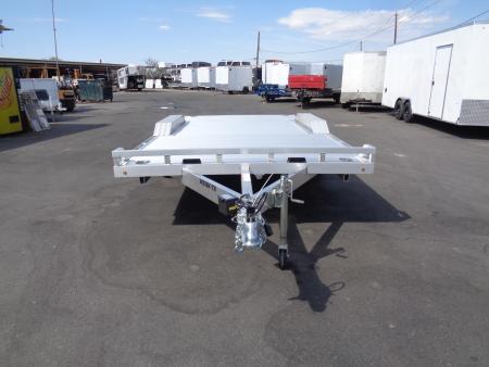 New 2027 Aluma * WB16H-TA-EL-DOF * 16Ft Heavy Duty Wide Body Drive-Over-Fender 10k Trailer