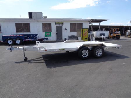 New 2027 Aluma * WB16H-TA-EL-DOF * 16Ft Heavy Duty Wide Body Drive-Over-Fender 10k Trailer