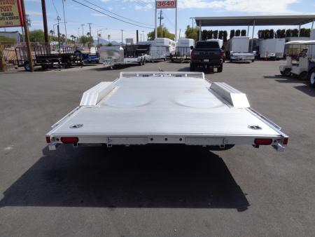 New 2027 Aluma * WB16H-TA-EL-DOF * 16Ft Heavy Duty Wide Body Drive-Over-Fender 10k Trailer
