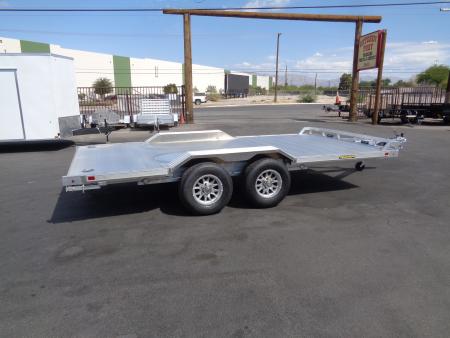 New 2027 Aluma * WB16H-TA-EL-DOF * 16Ft Heavy Duty Wide Body Drive-Over-Fender 10k Trailer