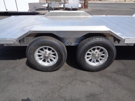 New 2027 Aluma * WB16H-TA-EL-DOF * 16Ft Heavy Duty Wide Body Drive-Over-Fender 10k Trailer
