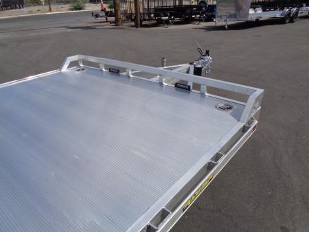 New 2027 Aluma * WB16H-TA-EL-DOF * 16Ft Heavy Duty Wide Body Drive-Over-Fender 10k Trailer