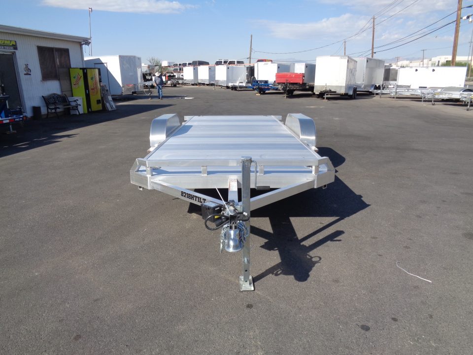 New 2027 Aluma * 8218H TILT * 18Ft Tandem Axle 10k Aluminum Tilt Car Hauler